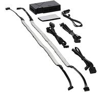 SilverStone Technology RGB LED 8 Port Hub with 2 RGB Light Strips for ASUS Aura SYNC/MSI Mystic Light Sync/ASROCK Aura RGB/BIOSTAR Racing and Others LSB01