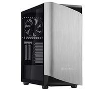 Silverstone Technology SETA A1 Silver on Black Premium ATX/Micro-ATX Case with Temperd Glass - SEA1SB-G
