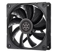 SilverStone Technology Shark Force 120 Performance Enhanced 120mm PWM Fan with Shark Skin Pattern Fan Blades, SST-SF120B, Black