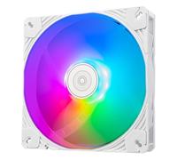 SilverStone Technology Shark Force 140 ARGB Power Amplified 140mm PWM ARGB Fan SST-SF140W-ARGB (White)