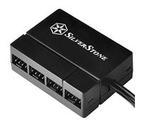 SilverStone Technology Silverstone 8-Port PWM Fan Hub/Splitter for 4-Pin & 3-Pin Fans* in Black SST-CPF04-USA (Newest Version)