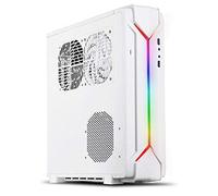 SilverStone Technology Slim Computer Case for Mini-Itx Motherboards with Integrated Addressable RGB Lighting SST-RVZ03BW-ARGB