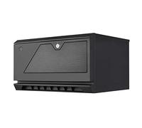 SilverStone Technology SST-CS381 v 1.2 - Case Storage ATX Midi Tower Computer Case, Interior Black, Supports 8X 3.5 or 2.5 Inch Hot-Swap Hard Drive Trays, Front Door Lockable, Black