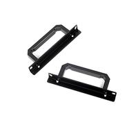 SilverStone Technology SST-RA02B Rackmount Handles for PC Casing GD07 GD08 GD09 GD10, Aluminium, Black