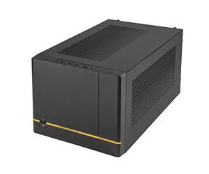 SilverStone Technology SUGO 14, SG14, Black, Mini-ITX Cube Chassis, Supports 3 Slot Full Length GPUs/ATX PSU / 240mm AIO, 4 Removable Panels, SST-SG14B