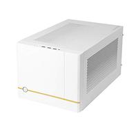SilverStone Technology SUGO 14, SG14, White, Mini-ITX Cube Chassis, Supports 3 Slot Full Length GPUs/ATX PSU / 240mm AIO, 4 Removable Panels, SST-SG14W