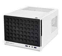 SilverStone Technology Ultra Compact Mini-ITX Computer Case with Mesh Front Panel White & Black (SST-SG13WB-USA)