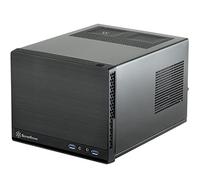 SilverStone Technology Ultra Compact Mini-ITX Computer Case with Solid Front Panel Black (SST-SG13B-Q-USA)