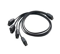 SilverStone Technology Ultra-Thin and Ultra-Flexible 1-to-4 ARGB Splitter Cable CPL03