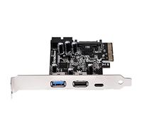 SilverStone Technology USB 3.1 and 3.0 PCIe Card with External Type C and Internal 19 Pin Connector ECU05, TAA Compliant