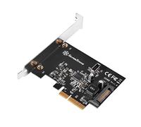 SilverStone Technology USB 3.1 Gen 2 Internal 20Pin Connector Type-C Port Header to PCIe Gen 3.0 X2 Ecu02