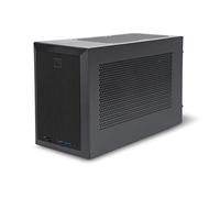 SilverStone Technology Vital 4 Compact Intel NUC Element H Chassis with 80 Plus Gold 700W PSU, SST-VT04B, Black