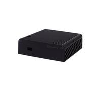Silverstone Tek Aluminum NUC Case with Top Cover Heat-Pipe, 1x HDMI Port and 1x Thunderbolt Port - Black PT14B-H1T1