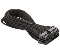 Silverstone Tek Sleeved Extension Power Supply Cable with 1 x Motherboard 24-Pin Connector (PP07-MBB)