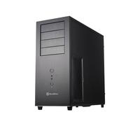 SilverStone Temjin Series SST-TJ04B-E Black Aluminum front panel, steel body ATX Mid Tower Computer Case