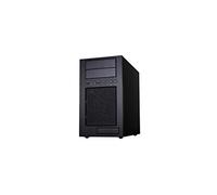 Silverstone TJ08B-E Mini-Tower Black Computer Case - Computer case (Mini-Tower, PC, DTX, Micro-ATX, Mini-ITX, Black, 16.5 cm, 33.6 cm)