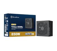 Silverstone Triton 850Rz Fully Modular Low-Noise ATX PSU with 12V-2x6 Cable, 850w ATX 3.1 & PCIe 5, Cybenetics Gold Efficiency, 105°C-Rated Japanese electrolytic Capacitors - 5 Year Warranty