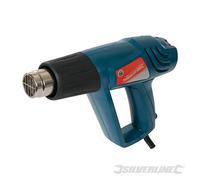 Silverstorm Hot Air Gun Adjustable 2000W 600°C 125963 Paint Remover Heat Shrink