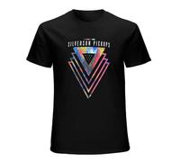 Silversun Pickups Night Light Navy Blue Men T Shirt Black M