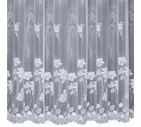 Silverthorn SOFT FURNISHINGS - Kerry - A Traditional Floral Lace Curtain. Sold by The Metre. (114cm Drop / 45 inch Drop)