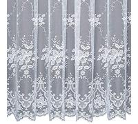 Silverthorn SOFT FURNISHINGS - Michelle - A Traditional Lace Curtain Net - Sold by The Metre. (106cm Drop / 42 inch Drop)