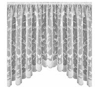 Silverthorn SOFT FURNISHINGS - Moana Jardiniere - A Beautiful Spring Fresh LACE Jardiniere Curtain (254 x 106cm / 100"x 42")