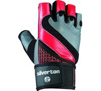 Silverton Power Grid Gloves, Unisex, 43810S, schwarz/Rot/Grau, S