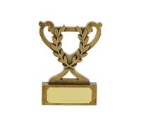 SilverTrophy: Achievement Gold Trophy - Well Done Wreath Victory Award, Winner, Champion, Gold Medal, Motivation Office Christmas Award, Kids Participation, Hard Work.