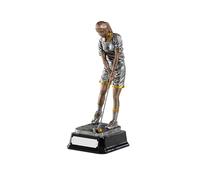 SilverTrophy: Female Golf Trophy, Women's Tournament, Competition, Lady Golfer, Winners, Longest Drive, Nearest the Pin, Golfing Award, Holiday Prize, 19.5cm Handpainted Figurine Gift Engraving Plate