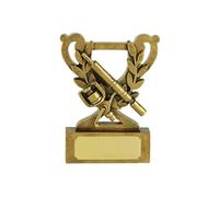 SilverTrophy: Fishing Gold Mini Trophy - Angler Prize, Biggest Catch, Catch of the Day, Fisherman, Rod, Reels & Tackle, Carp, Bass, Sea & Lake Fishing, Coarse & Fly.