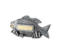 SilverTrophy: Fishing Trophy Angler Prize, Biggest Catch, Catch of the Day, Carp, Bass, Sea & Lake Fishing, Coarse & Fly, Match Competition, Fisherman, Rod, Reels & Tackle, Giveaway Gift Award