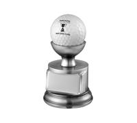 SilverTrophy: Golf Ball Holder, Hole in One, Best Round, Cherished Golf Ball, Championship Trophy, Commemorative Prize Award, Competition, Winners, Losers, Group Golf Professional Tournaments