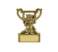 SilverTrophy: Selfie Queen Gold Mini Cup - Famous Crown Pose Love Yourself Gift for Self-Esteem, Positivity, Party, Emoji, Kids, Social Media Fashion Icon Prize Award