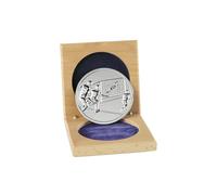 SilverTrophy: Silver Football Medal in Wooden Case - Shiny Footballers Award, Engrave & Personalise Plain Side, Winners, Champions, Man of the Match, Players' Player, Medal in Display Flip Box