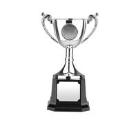 SilverTrophy: Silver Trophy Achievement Award Cup Prize - Sports Achievement, Corporate, School, Academic, Kids, Motivation, Success, Winners, Champion, Engraving Plate Inlcuded on Base