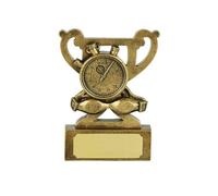 SilverTrophy: Swimming Gold Mini Trophy Award - Swim Race, Male & Female, School Events, Swimming Team, Club, Individual Medley, Butterfly, Backstroke, Breaststroke, Front Crawl, Championships.