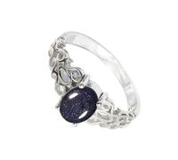 SILVERTROVE Lab Created Sunstone Gemstone Men & Women Band Ring All Size 925 Sterling Silver Gift Item Handmade Jewelry CRG1121CA_3_(J)