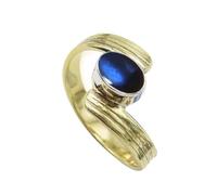 SILVERTROVE Labradorite Gemstone 925 Sterling Silver And Brass Men Women Stone Band Ring All Size Handmade Jewelry CRG1095BN_20_(R 1/2)