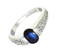 SILVERTROVE Labradorite Gemstone 925 Sterling Silver Band Ring Men & Women All Size Gift Item Handmade Jewelry CRG1168BN_20_(R 1/2)