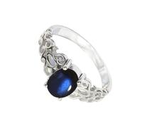 SILVERTROVE Labradorite Gemstone Men & Women Band Ring All Size Gift Item 925 Sterling Silver Ring Handmade Jewelry CRG1121BN_20_(R 1/2)
