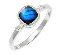 SILVERTROVE Labradorite Gemstone Men & Women Band Ring All Size Gift Item 925 Sterling Silver Ring Handmade Jewelry CRG1245BN_5_(K)