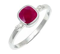 SILVERTROVE Ruby Lab Grown Gemstone 925 Sterling Silver Band Ring Men & Women All Size Gift Item Handmade Jewelry CRG1245AM_1_(H)