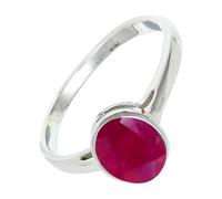 SILVERTROVE Ruby Lab Grown Gemstone Ring Men & Women All Size 925 Sterling Silver Band Ring Gift Item Handmade Jewelry CRG1156AM_1_(H)