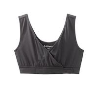 Silverts Women’s Easy Closure Bra - Underwire Free Front Closure Bras for Seniors, Arthritis, Disabled, Surgery Recovery, Black, S