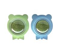 Silvervine Catnip Wall Balls - Rotatable Cat Energy Ball for Indoor Play | Lick-Safe Healthy Catnip Treat Ball, Wall-Mounted Cat Toy for Entertainment, Chewing, Licking, and Stress Relief