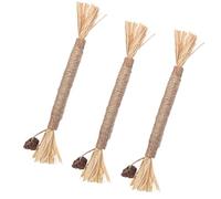 Silvervine Chew Sticks - 3X Natural Cat Teeth Sticks | Catnip Chew Toys | Indoor Cat Interactive Toys | Kitten Lick Toys | Wooden Tooth Stick Cat Game For Teeth Cleaning, Increase Appetite