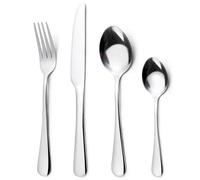 Silverware Set for 8 People,32 Piece Forks Knives and Spoons Set,Stainless Steel Silver Flatware Set,Mixed Cutlery Sets,Knife and Fork Sets,Dishwasher Safe,Easy Clean,Mirror Polished