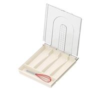 Silverware Storage, Cutlery Storage - Cutlery Container for Kitchen, Cutlery Storage Box with 5 Compartments, Cutlery Storage Case, Silverware Case