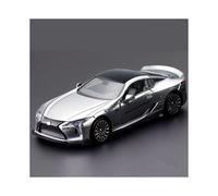 (Silvery) 1:32 LC500 Alloy Sports Car Model Diecast Metal Toy Racing Vehicle Car Model Simulation Sound and Light