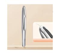 (Silvery) 1pc Round-Tipped Small Tweezers,High-Precision Stainless Steel Eyebrow Clipper, Eyebrow Trimming And Hair Extraction Pliers
